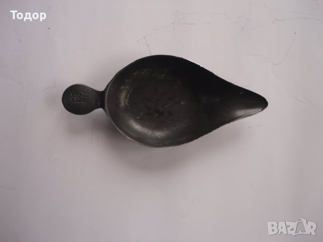 Старинен ритуален калаен съд 19 век , снимка 8 - Колекции - 39939823