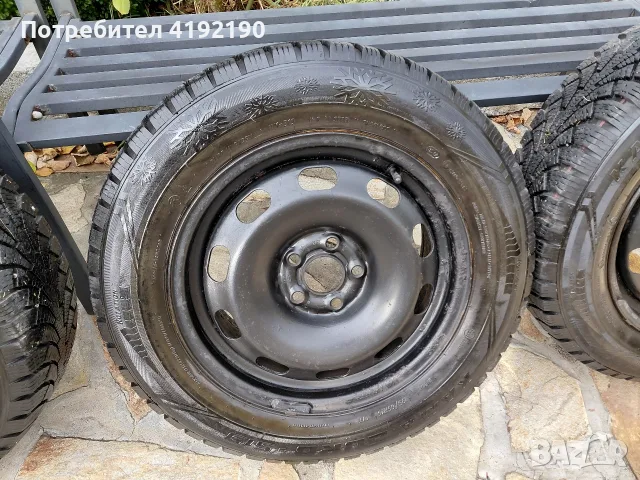 Продавам зимни гуми 15", снимка 5 - Гуми и джанти - 56533787