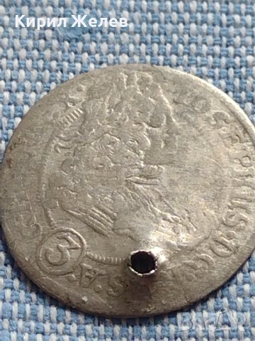 Сребърна монета 3 кройцера 1708г. Йозеф първи Виена Свещена Римска империя 13794, снимка 2 - Нумизматика и бонистика - 42887912