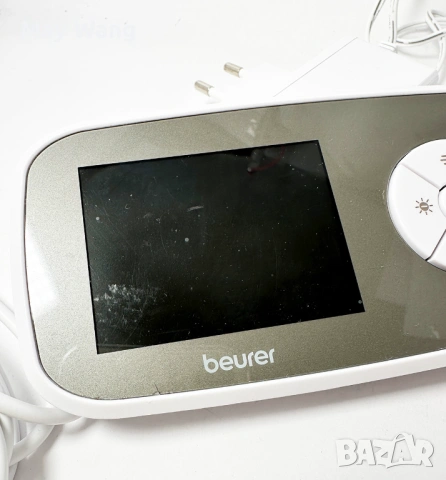 Видео бебефон Beurer BY 110, 2.8" LCD дисплей, отлично състояние, снимка 2 - Бебефони - 53248657