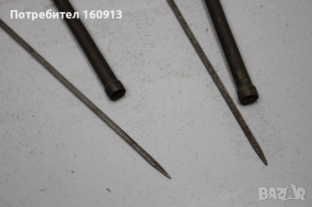 Ислямски Османски Индо-персийски Бойни Брадви с Шиш. Сет., снимка 14 - Антикварни и старинни предмети - 51443401