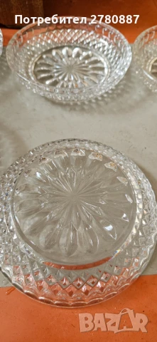кристални стъклени купи,чинии, подноси фруктиери, бонбониери, снимка 8 - Други - 50107246