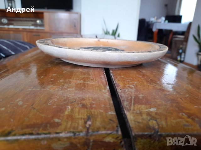 Стара чиния за стена ЦСКА, снимка 3 - Други ценни предмети - 39446609