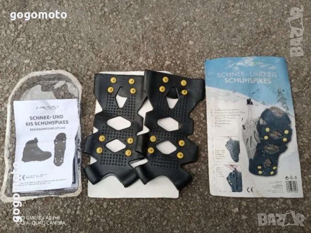 made in SWEDEN,НОВИ ПРОФИ Котки,ледохотки 40 до 48 ном,шипове,Протектори за обувки за лед,сняг и кал