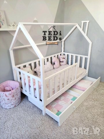 Модел: "ТЕДИ ЛУКС" | Детско легло къшичка | Легло Монтесори, снимка 6 - Мебели за детската стая - 42669970
