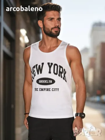 Мъжка тениска без ръкави, 2цвята , снимка 2 - Тениски - 50379947