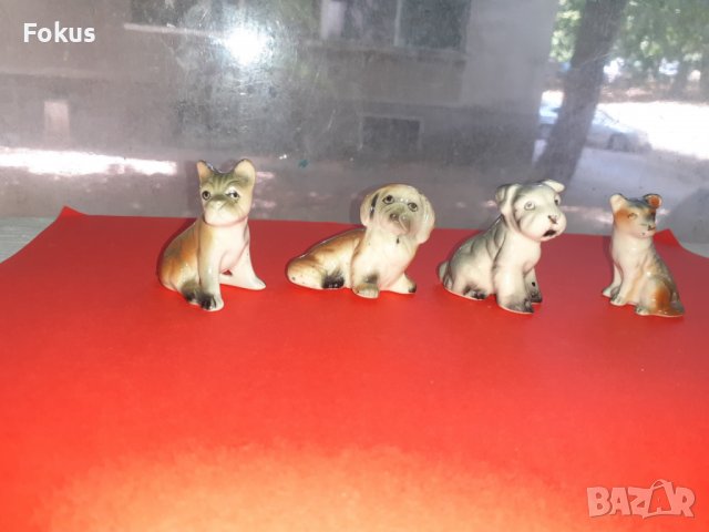 Лот много красиви фигури кученца миниатюри порцелан, снимка 3 - Антикварни и старинни предмети - 37635059