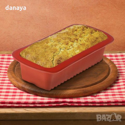 1937 Правоъгълна форма за козунак и хляб с оребрено дъно, снимка 7 - Форми - 31577154