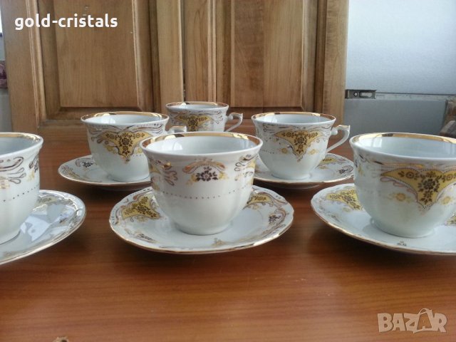 Стар български порцелан чаши за чай кафе, снимка 7 - Антикварни и старинни предмети - 33817732