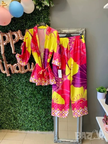 сатенени луксозни комплекти риза и панталон , снимка 12 - Комплекти - 50873330