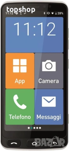 Смартфон за възрастни на български Smart Senior STS550 – SOS бутон и База за зареждане, снимка 2 - Други - 53287744