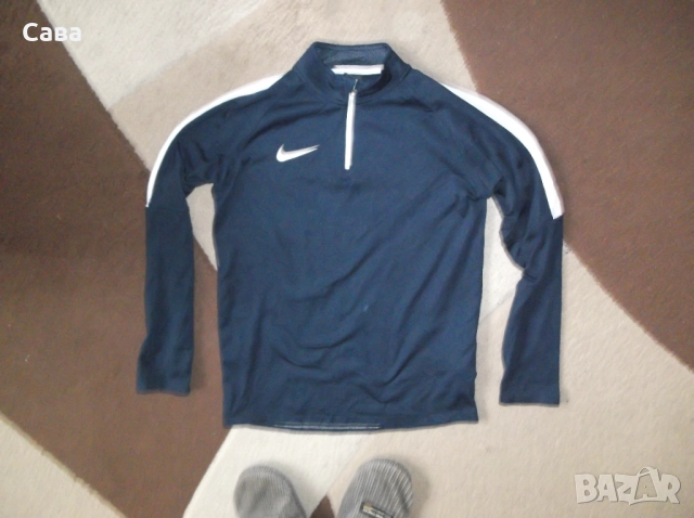 Блузи NIKE  мъжки,С и М  /тъмносиня,бледолила/, снимка 6 - Спортни дрехи, екипи - 43614042