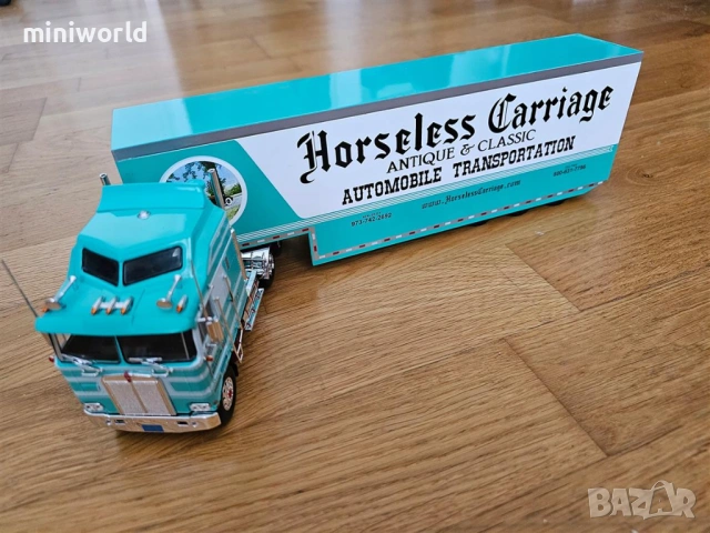 Kenworth K100 "Horseless Carriage" 1976 - мащаб 1:43 на IXO\Altaya моделът е нов в кутия, снимка 3 - Колекции - 54110273
