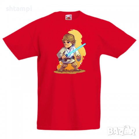 Детска тениска Star Wars Luke Star Wars,Игра,Изненада,Подарък,, снимка 9 - Детски Блузи и туники - 36667276