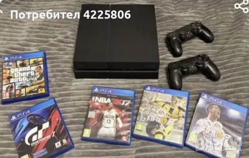 PS4 PRO 1tb с два джоистикаи подарък TV