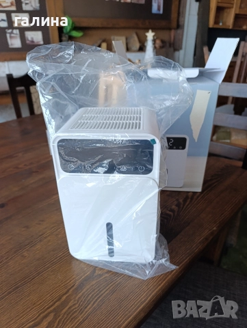 Мини влагоабсорбатор нов, тих с LCD дисплей и 12-часов таймер, снимка 5 - Овлажнители и пречистватели за въздух - 52673035