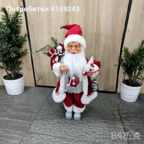 Коледна фигура Дядо Коледа – създай празнично настроение у дома!, снимка 4 - Декорация за дома - 52367502