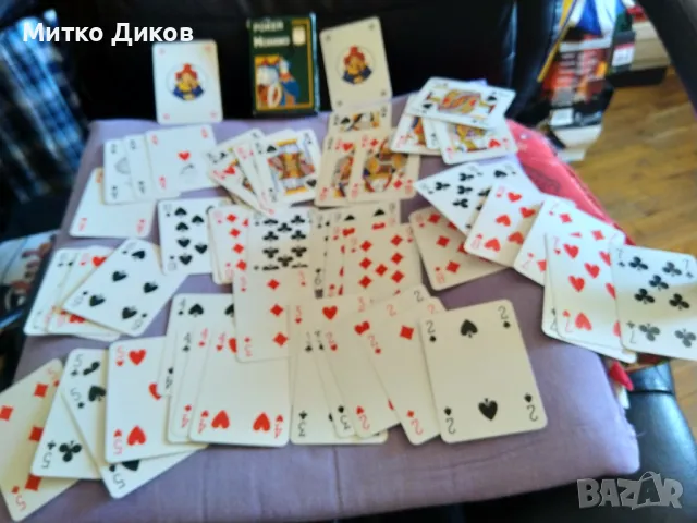 Модиано италиански маркови карти за игра 52+2 пластик