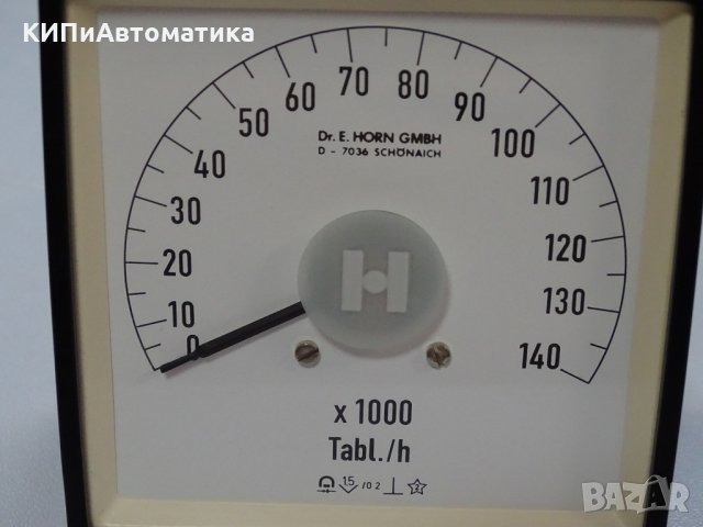 Индикатор стрелкови DR. E Horn EA 96x96.1S, снимка 2 - Резервни части за машини - 34902698