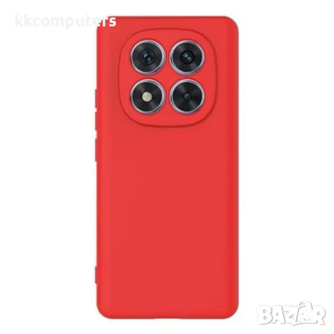 Силиконов кейс bSmart Silicone Soft Cover, За Xiaomi Redmi Note 14 Pro 4G, Червен