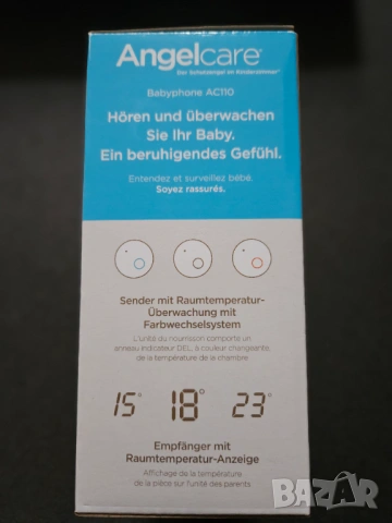ANGELCARE AC110 Дигитален звуков монитор, снимка 7 - Други - 53238749
