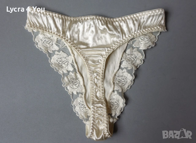 XS лъскава ретро прашка от еластичен сатен, снимка 2 - Бельо - 54010649