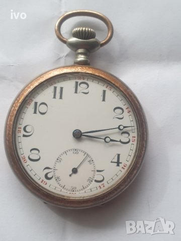 стар джобен механичен часовник, снимка 2 - Джобни - 40196094
