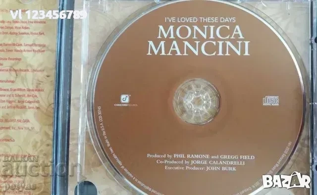 СД - I Loved this days MONICA MANCINI CD, снимка 2 - CD дискове - 52250009