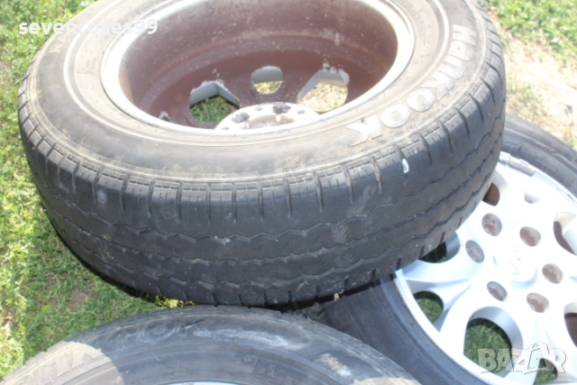 лети джанти с гуми за Хюндай Х1 Hyundai H1 след 2008 6х139.7 6.5J ET56 централен 92.5 гуми 215 70 16, снимка 9 - Гуми и джанти - 53134064