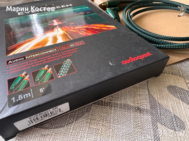 Audioquest Evergreen RCA > RCA 1.5 метра