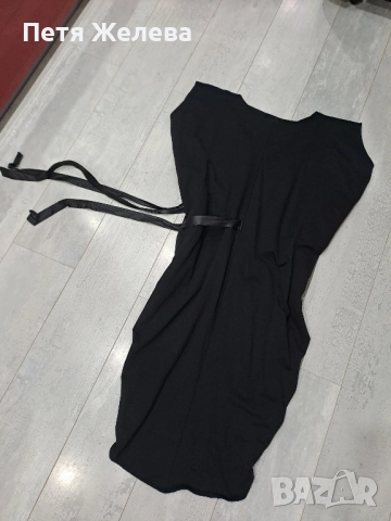 Рокля  с прехлупване (L), снимка 6 - Рокли - 51613979