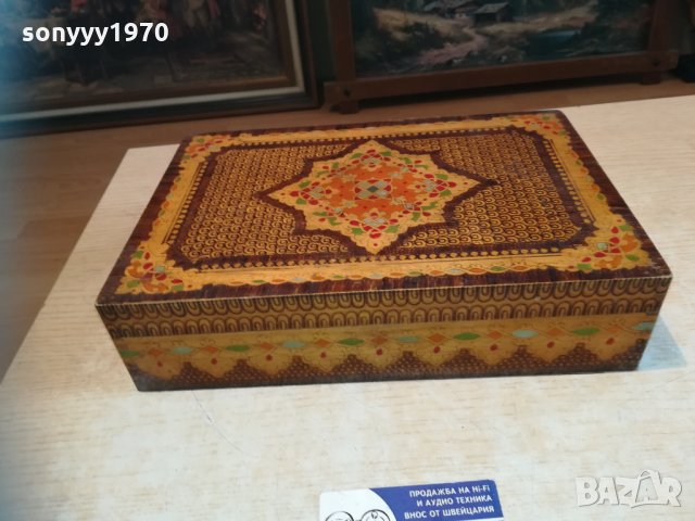 голяма стара дървена кутия 0511201307, снимка 11 - Колекции - 30683239