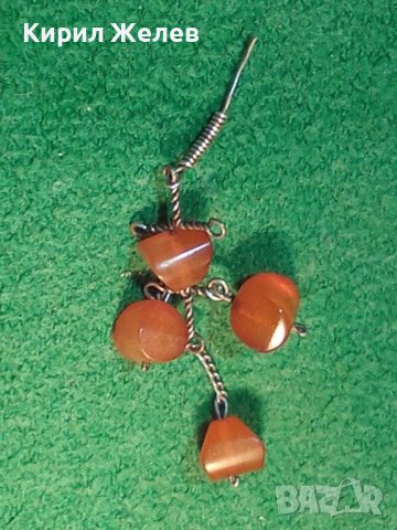 СТАРО СРЕБЪРНО КРЪСТЧЕ с КЪСЧЕТА ЕСТЕСТВЕН БАЛТИЙСКИ ЯНТАР КЕХЛИБАР РЪЧНА МАЙСТОРСКА ИЗРАБОТКА 32645