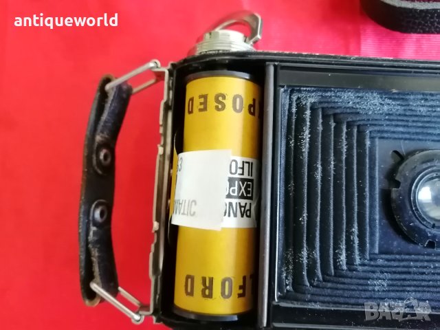 Стар МЕХОВ Фотоапарат  АГФА , AGFA 1937г., снимка 9 - Антикварни и старинни предмети - 42532782