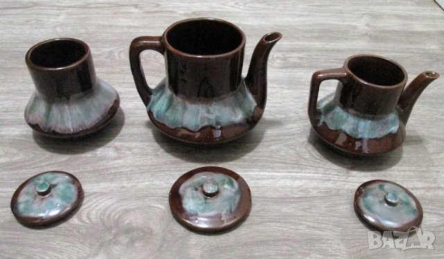 Красив български антикварен комплект за чай - 12 части , снимка 7 - Антикварни и старинни предмети - 39620876