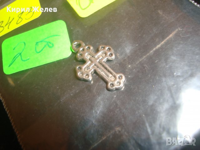 СРЕБРИСТО СТАРО НАГРЪДНО КРЪСТЧЕ 8483, снимка 3 - Колекции - 30305115