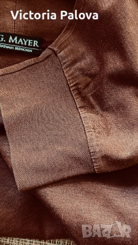 Скъпа мъжка блуза/ тънък пуловер J. G. Mayer Италия, снимка 9 - Пуловери - 51984138