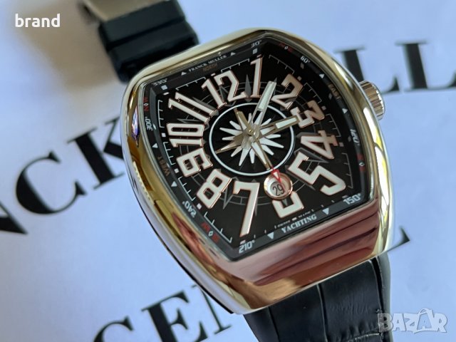 Мъжки часовник Franck Muller Yachting V45 Black механичен клас 5А+, снимка 2 - Мъжки - 36991127