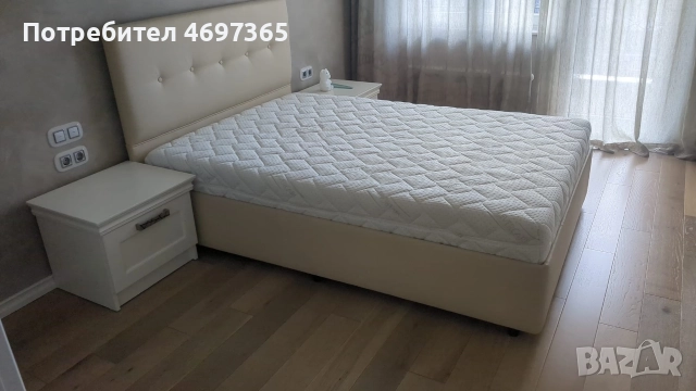Спалня Тед в перфектно състояние+ матрак 140/200 Тед, снимка 6 - Спални и легла - 52953219