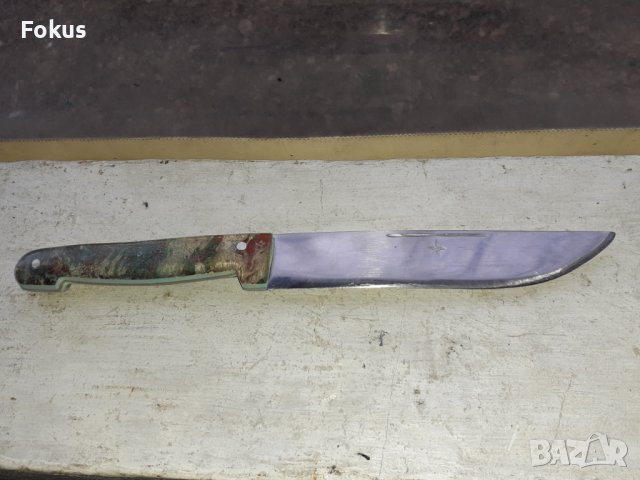 Стар български касапски нож, снимка 1 - Антикварни и старинни предмети - 39827365