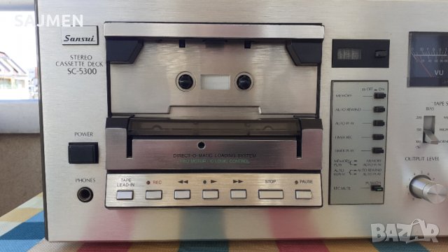 Sansui sc -5300 stereo cassette deck , снимка 3 - Декове - 34113498