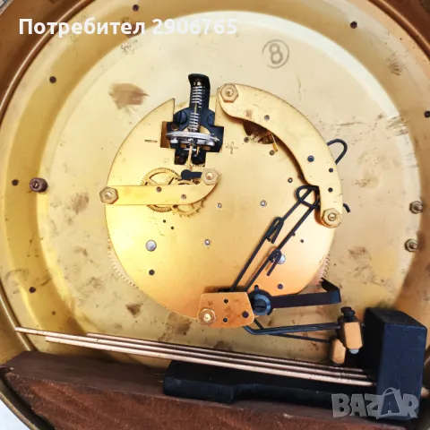 Часовник стенен с гонг Zentra работещ, снимка 8 - Антикварни и старинни предмети - 48908612