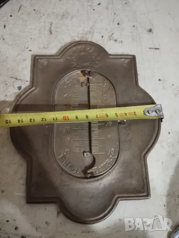 Стар термометър за стена, снимка 6 - Антикварни и старинни предмети - 48250291