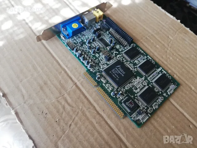 Видео карта Trident SP-9750AT REV.B 4MB AGP, снимка 4 - Видеокарти - 47929802