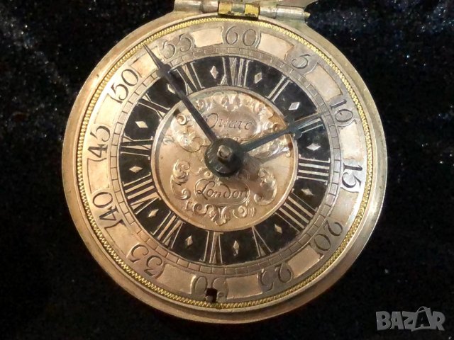 Джобен часовник Daniel Quare от 1667г., снимка 9 - Джобни - 30267611