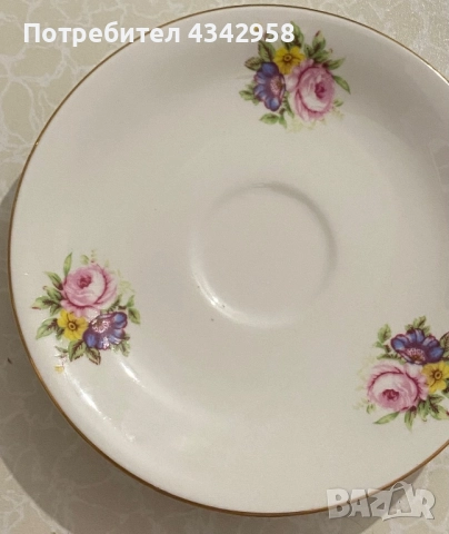 MF Design. Germany.Порцеланов комплект с цветя., снимка 5 - Сервизи - 52266732