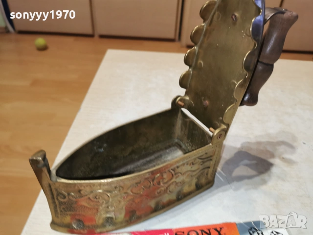 СТАРА ЮТИЯ-МЕД/МЕСИНГ-ВНОС SWISS 1701261836, снимка 3 - Антикварни и старинни предмети - 53134311