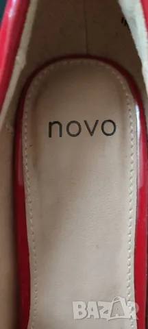 Червени обувки, ток, 38, NOVO, снимка 4 - Дамски боти - 48152232