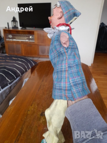 Стара кукла за куклен театър Буратино,Пинокио #2, снимка 6 - Други ценни предмети - 53166972