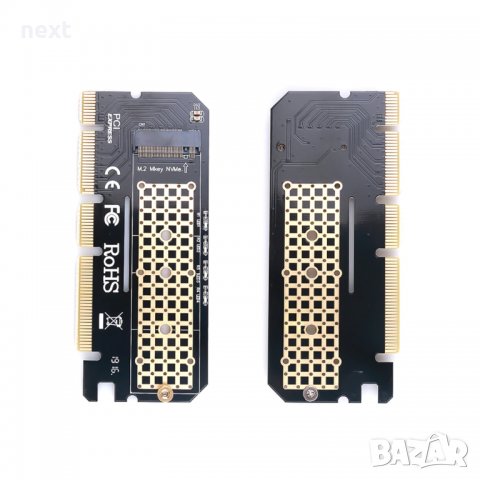 Преходник M.2 NVMe SSD към PCIE 3.0 X16 + Гаранция, снимка 6 - Кабели и адаптери - 31222014